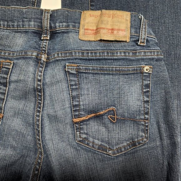 Angel Blue Jeans Story Bootcut Jeans Juniors Size 7 Blue Denim Jeans Stretch - Picture 5 of 6